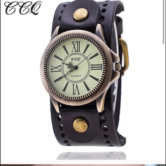 Accessories - High Quality Vintage Leather Bracelet Watch Antiqu